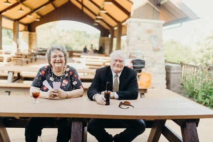 Mom and Dad at a Wedding in August 2019